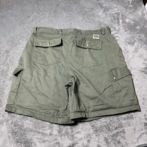 Big Dogs Shorts Men's 36 Green Cargo 8" Inseam Y2K Outdoor‎ Summer Utility